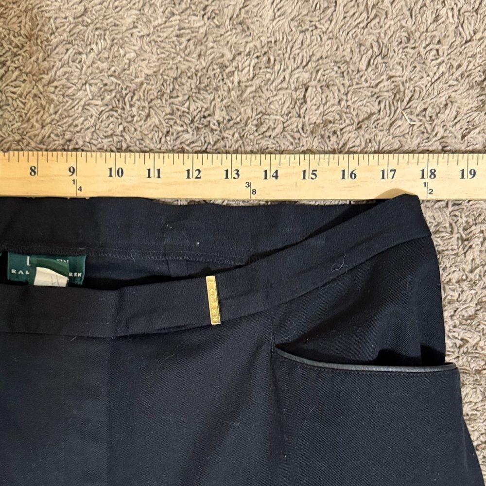 Lauren Ralph Lauren Women's Straight Leg Pants Black size 16W Business Casual - Picture 8 of 10